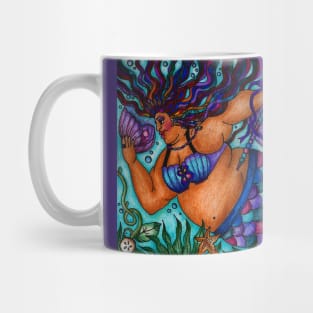 African Goddess Mermaid Mug